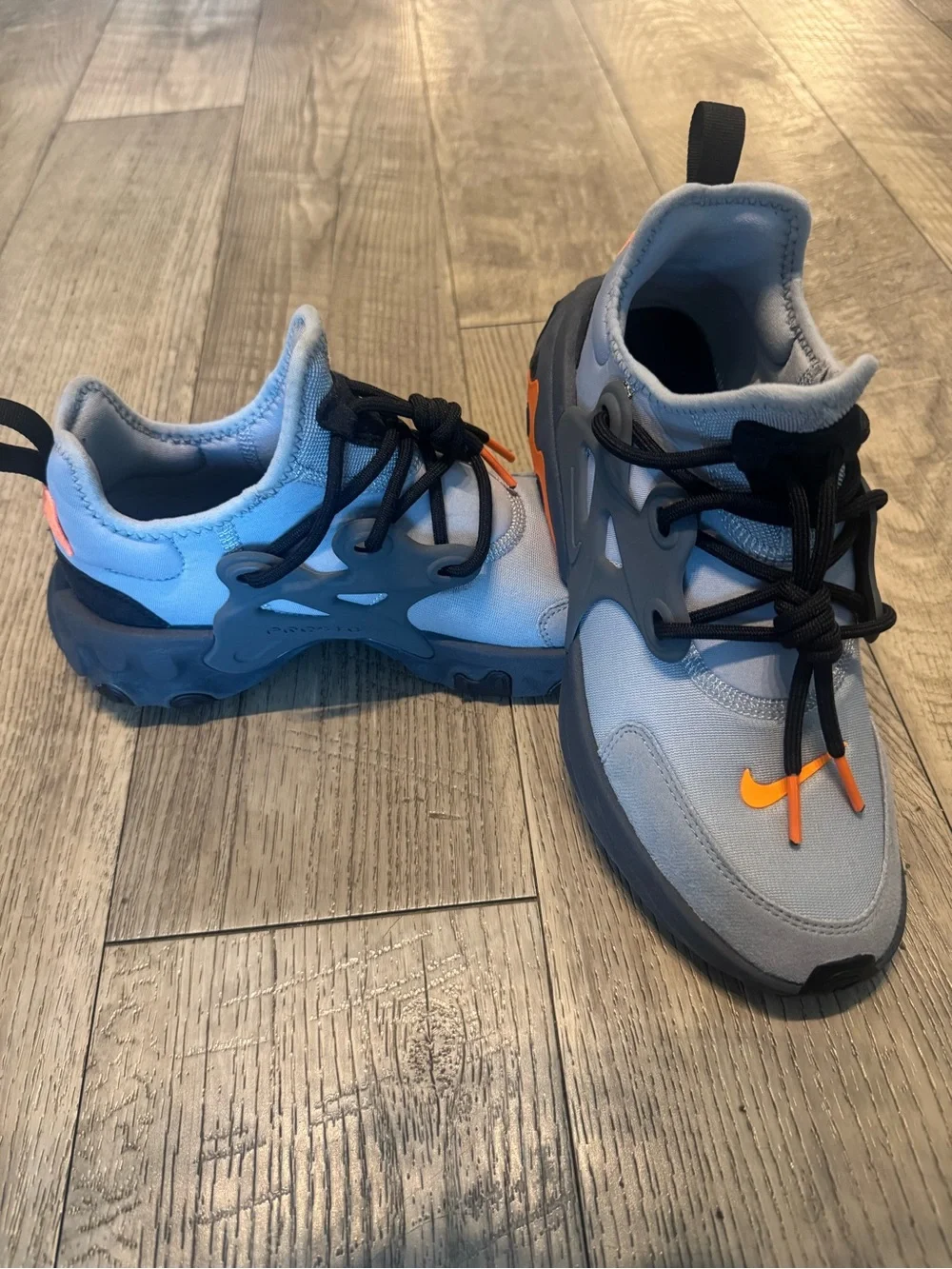 Nike Presto React Sneaker- Grey and Orange